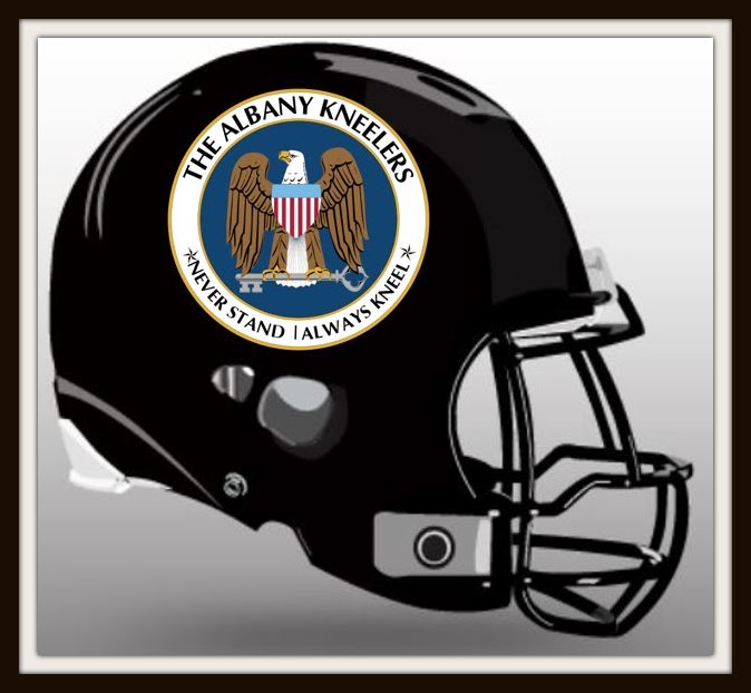 Albany Kneelers helmet
